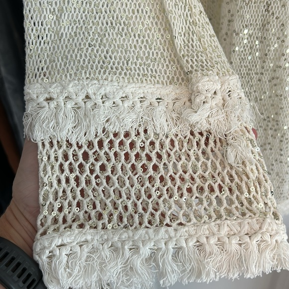 Ramy Brook Cecilia Sequin Crochet dress/cover - Picture 7 of 11